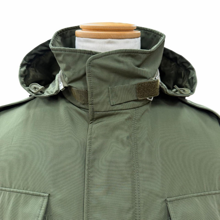 Excellent PRADA Mod coat khaki Nylon mens S SGC568
