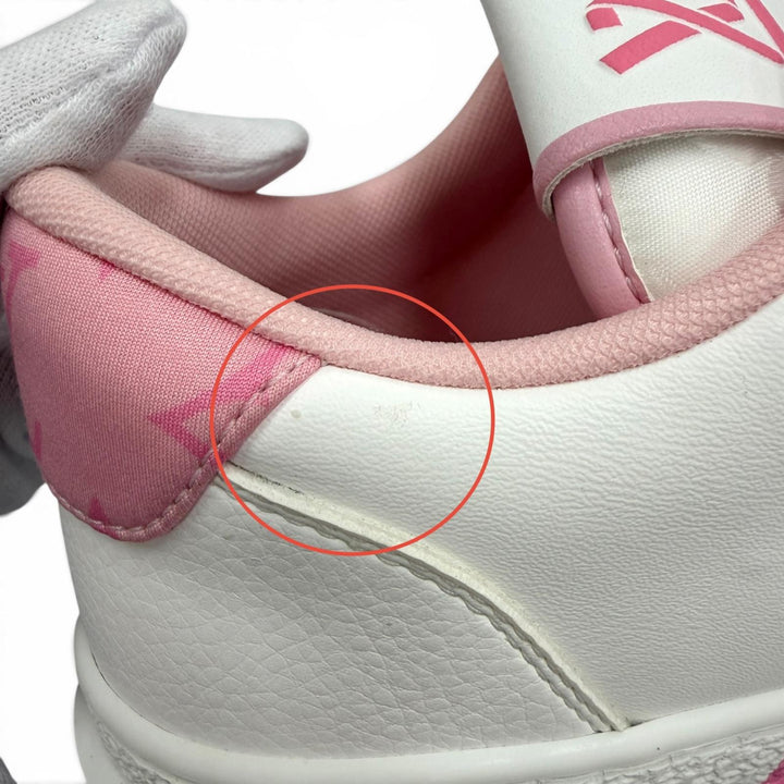 Great LOUIS VUITTON Low cut sneakers Charlie line LV logo lace-up leather 37