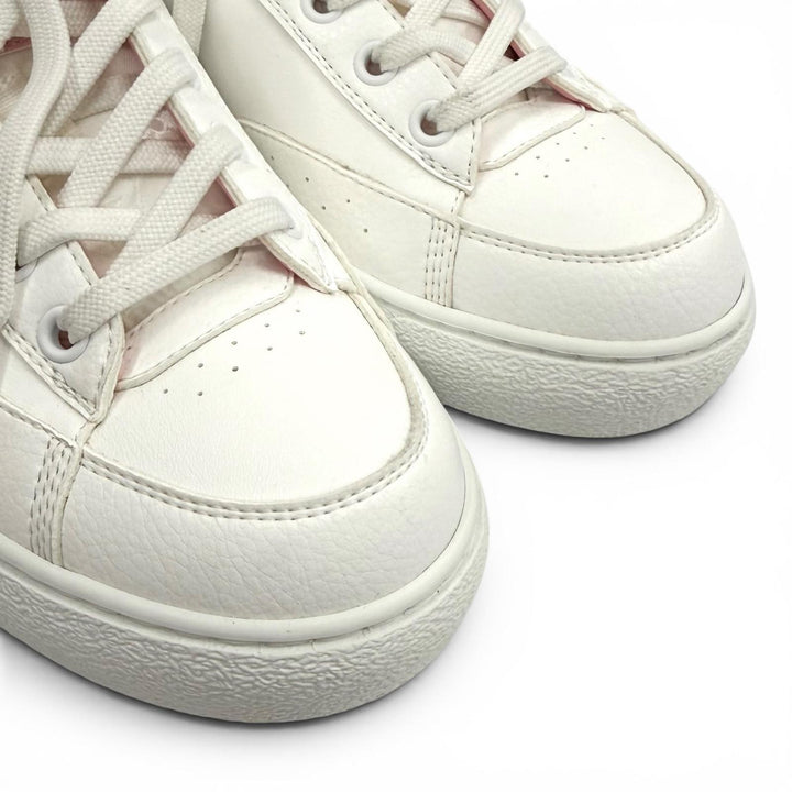 Great LOUIS VUITTON Low cut sneakers Charlie line LV logo lace-up leather 37