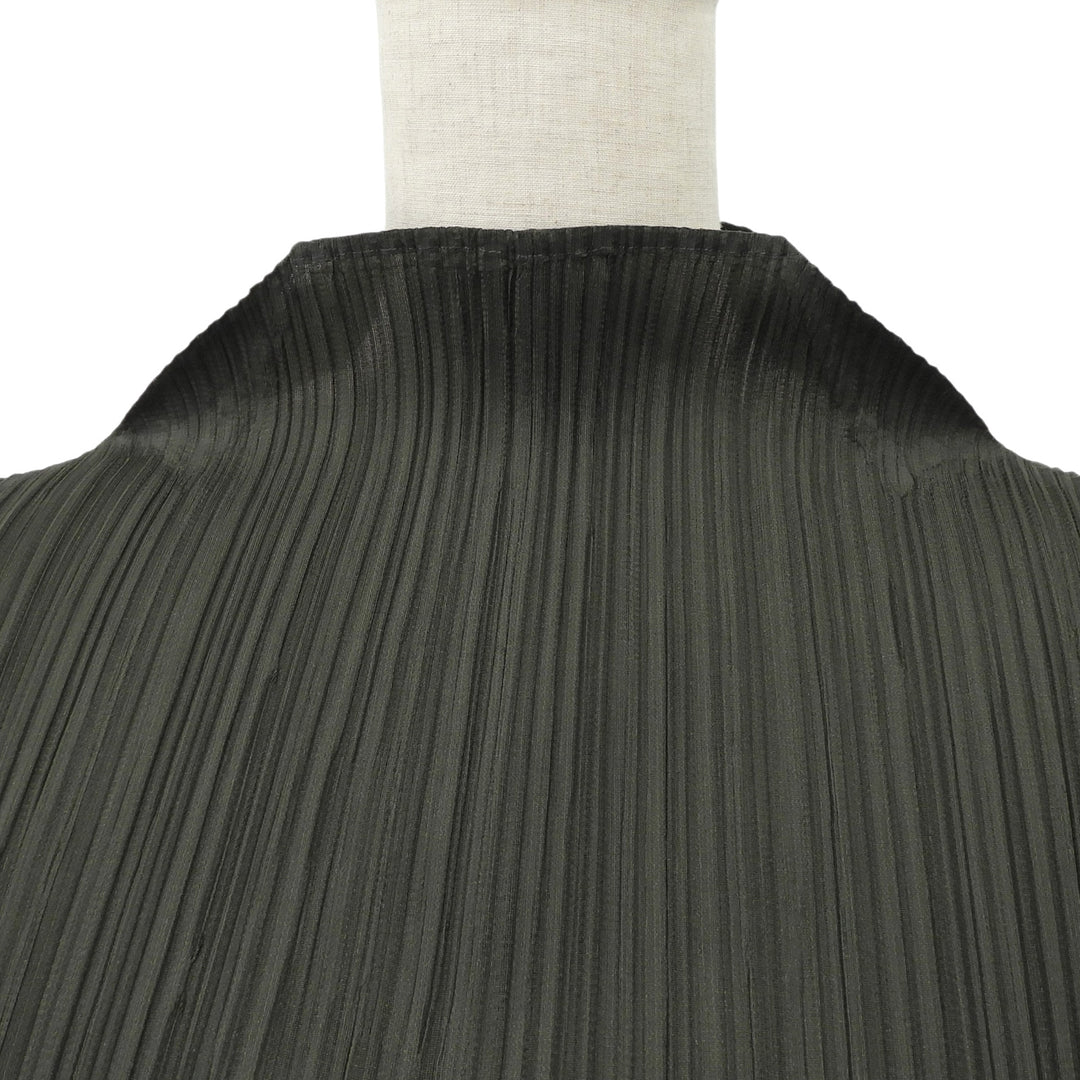 Excellent PLEATS PLEASE two-piece set olive polyester 3 PP51-JK142 PP51-JG146