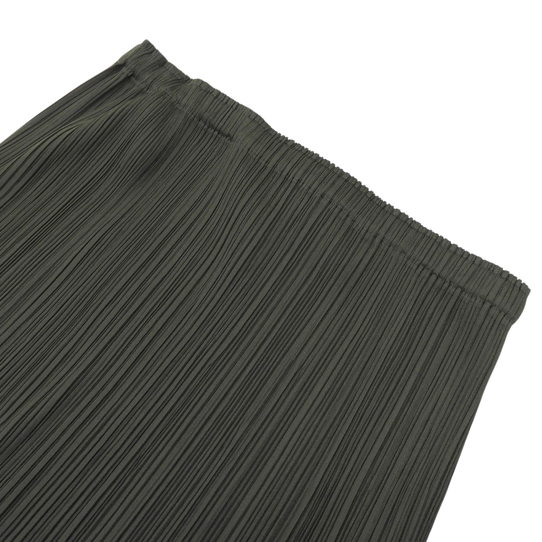 Excellent PLEATS PLEASE two-piece set olive polyester 3 PP51-JK142 PP51-JG146