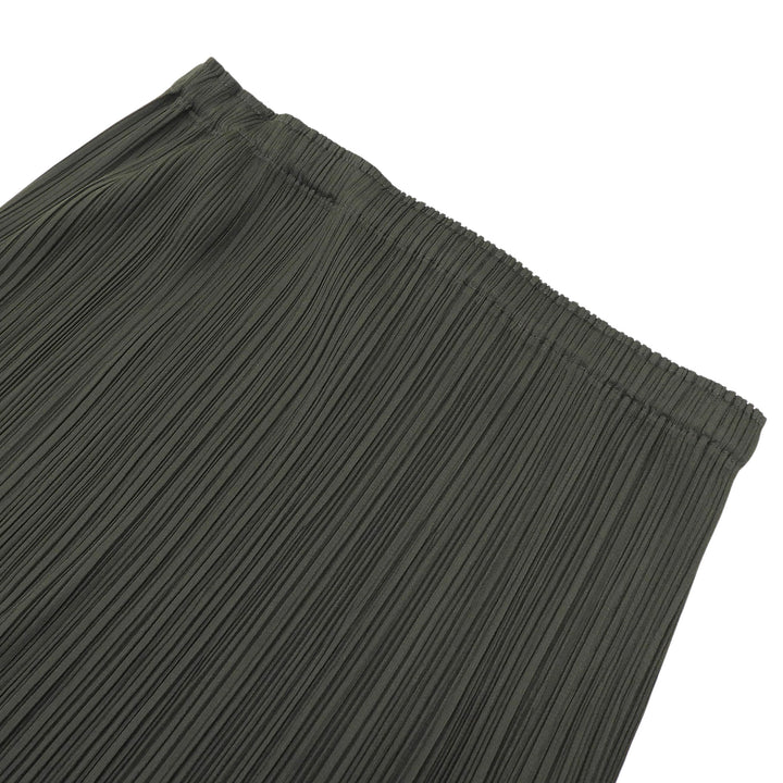 Excellent PLEATS PLEASE two-piece set olive polyester 3 PP51-JK142 PP51-JG146