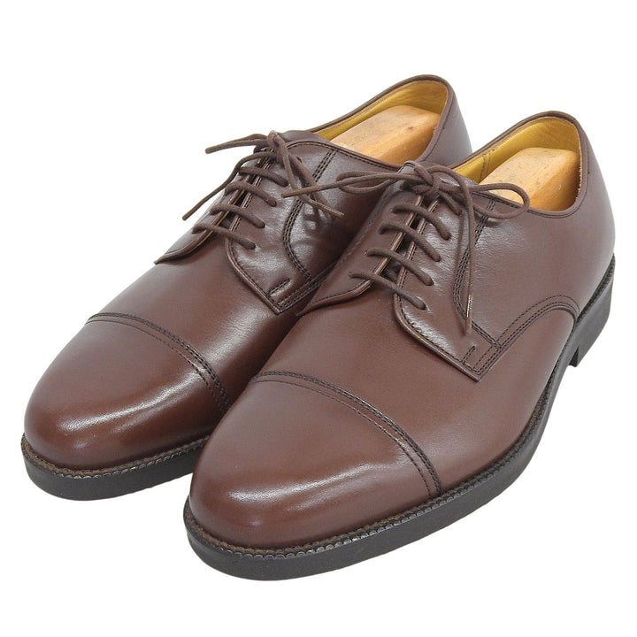Pristine BURBERRY LONDON Leather shoes Dark brown leather mens 25cm