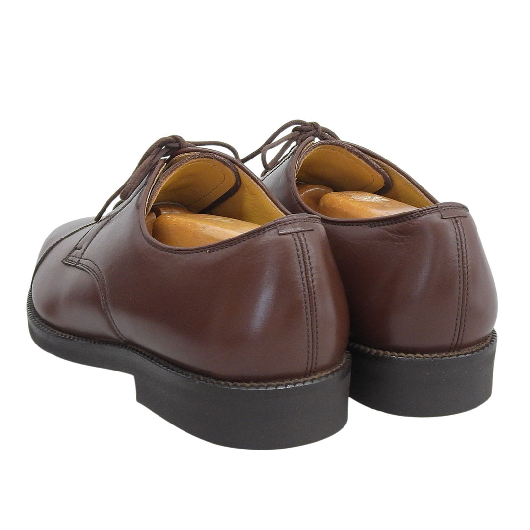 Pristine BURBERRY LONDON Leather shoes Dark brown leather mens 25cm