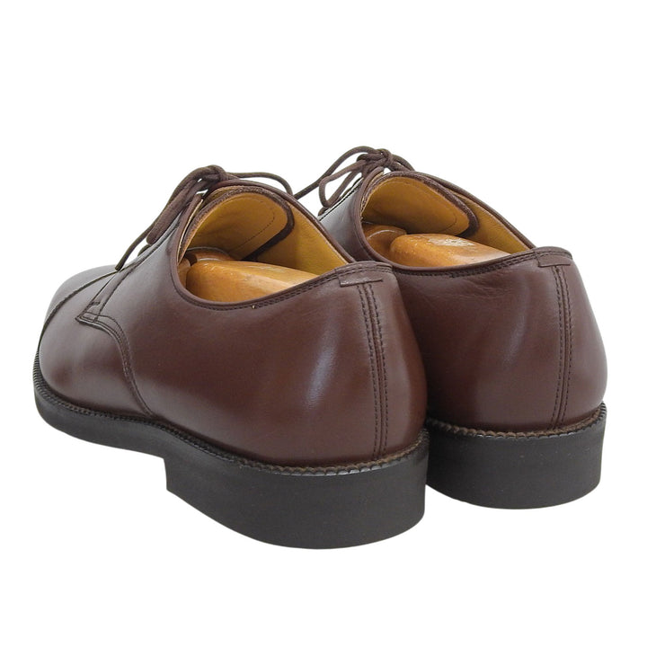 Pristine BURBERRY LONDON Leather shoes Dark brown leather mens 25cm