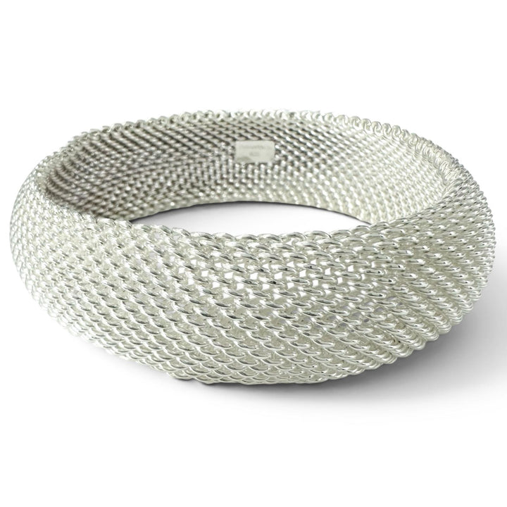 Excellent TIFFANY&Co. Bangle Somerset mesh Silver 925 Women