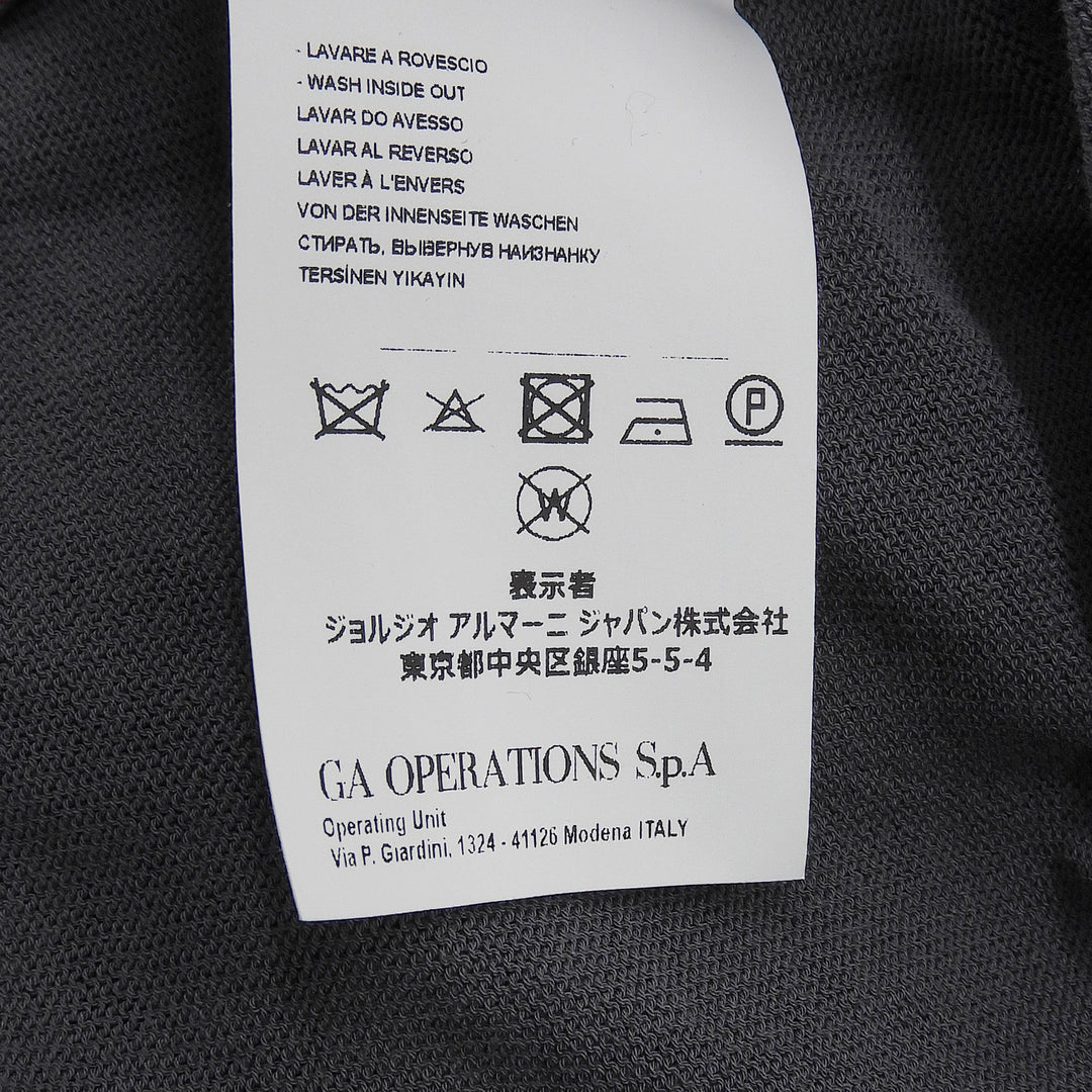 Pristine EMPORIO ARMANI Short sleeve polo shirt Japanese pattern cotton mens S