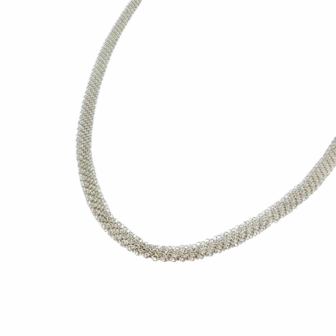 Excellent TIFFANY&Co. Necklace Somerset Mesh Necklace Silver 925 Women