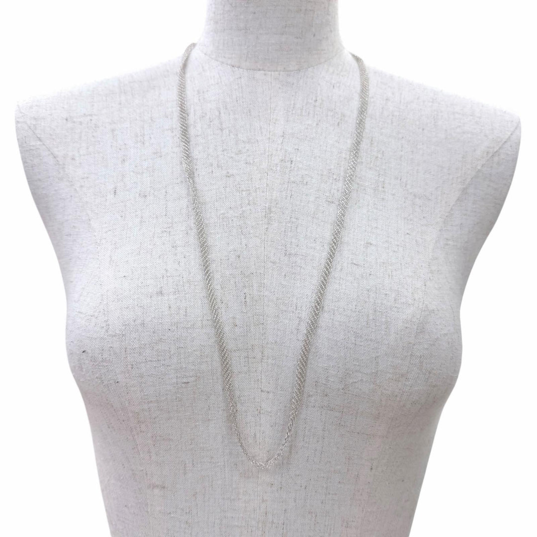 Excellent TIFFANY&Co. Necklace Somerset Mesh Necklace Silver 925 Women