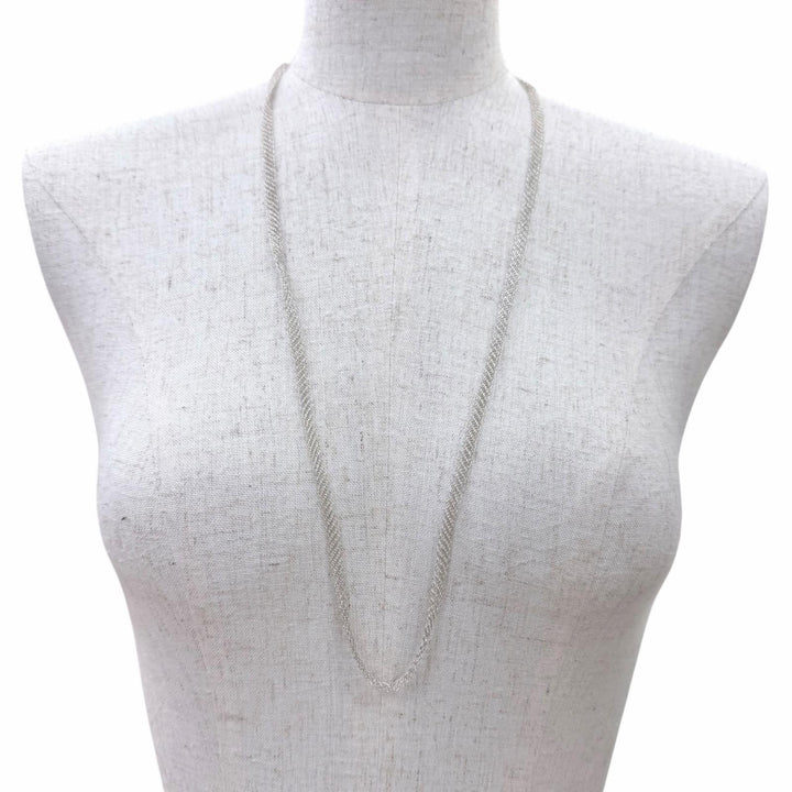 Excellent TIFFANY&Co. Necklace Somerset Mesh Necklace Silver 925 Women