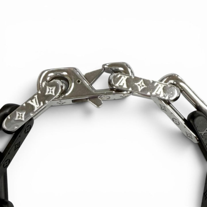 Great LOUIS VUITTON bracelet Bracelet Monogram Chain black Women M M00686