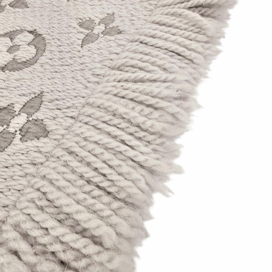 Great LOUIS VUITTON Scarf Escalp Logo Mania With fringe Gurege wool Women 413287