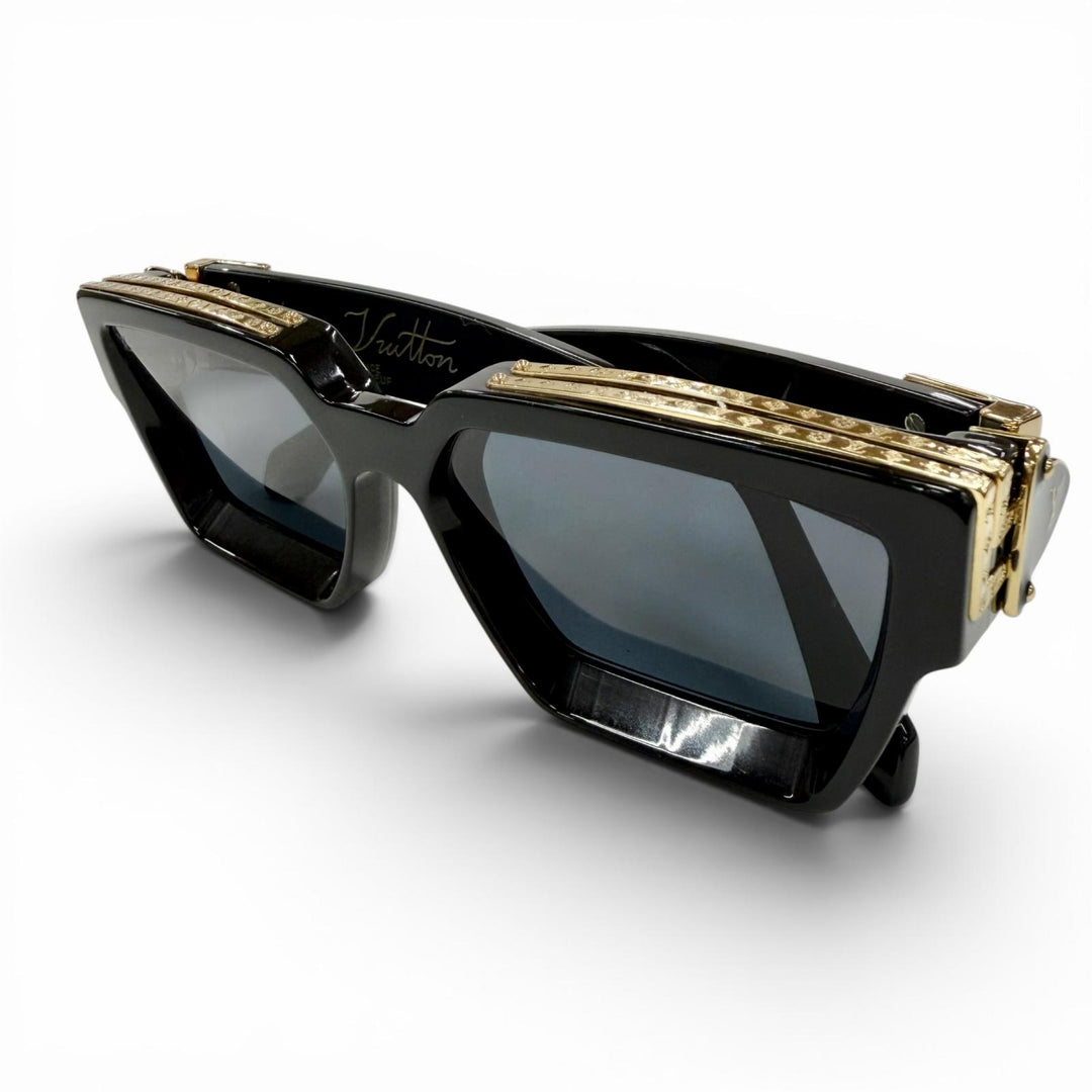 Great LOUIS VUITTON sunglasses 1.1 Millionaire black mens Z1165W