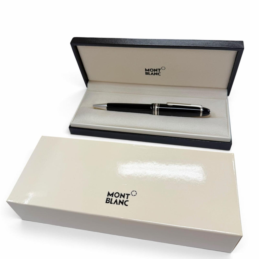 Very Good MONTBLANC Ballpoint pen Meisterstück Pix LeGrand Platinum Line black