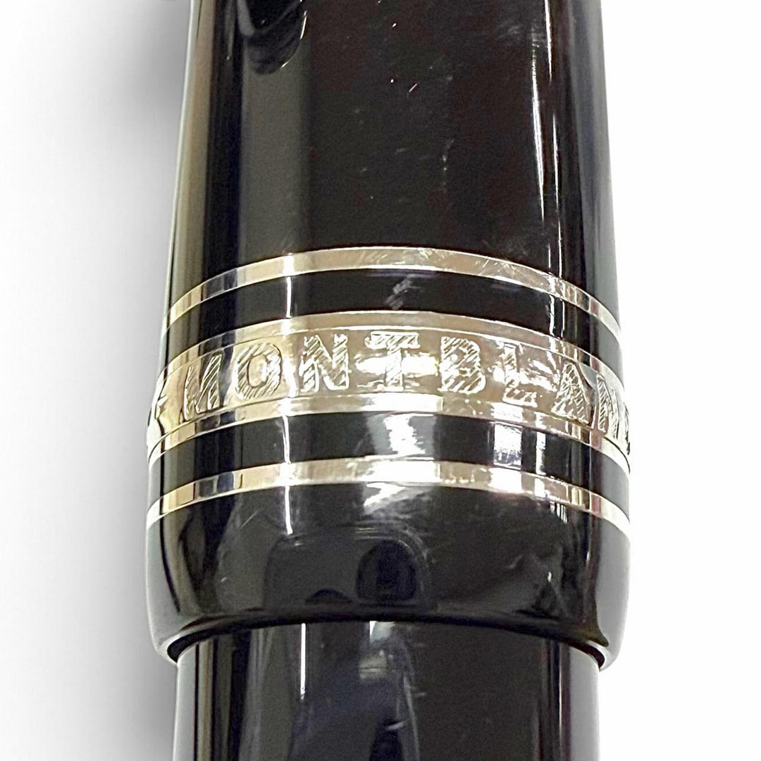 Very Good MONTBLANC Ballpoint pen Meisterstück Pix LeGrand Platinum Line black
