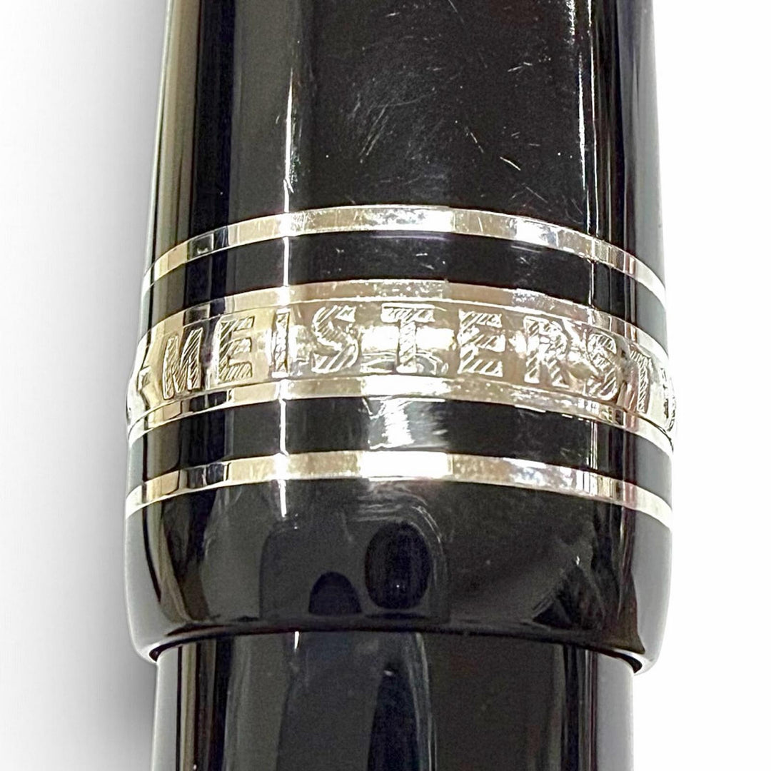 Very Good MONTBLANC Ballpoint pen Meisterstück Pix LeGrand Platinum Line black