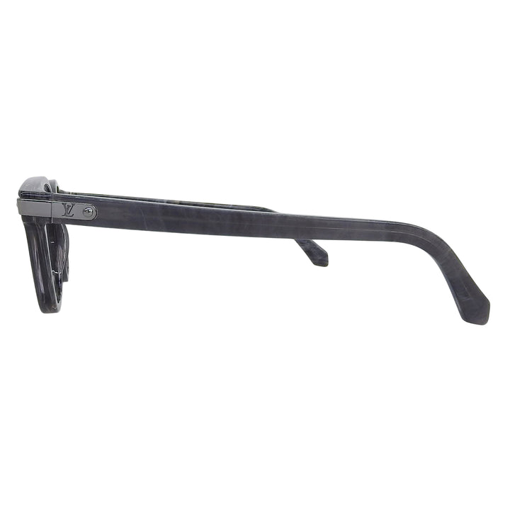 Very Good LOUIS VUITTON sunglasses LV Signature Square Round mens Z2022U