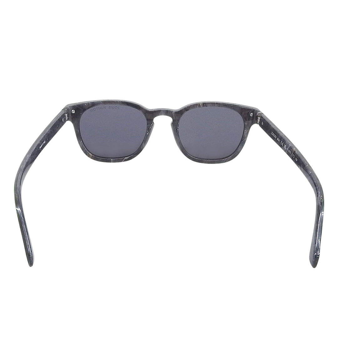 Very Good LOUIS VUITTON sunglasses LV Signature Square Round mens Z2022U