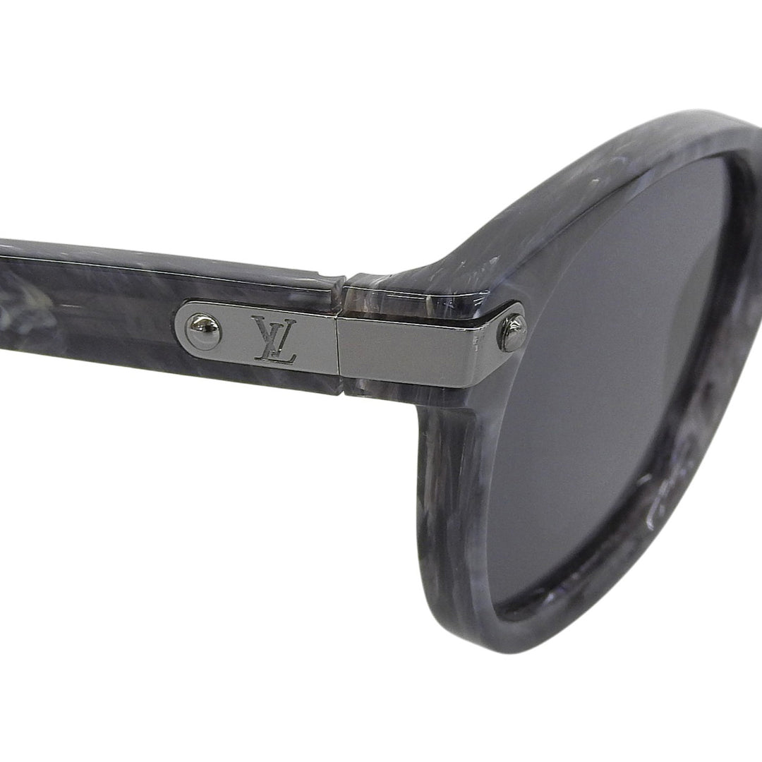 Very Good LOUIS VUITTON sunglasses LV Signature Square Round mens Z2022U