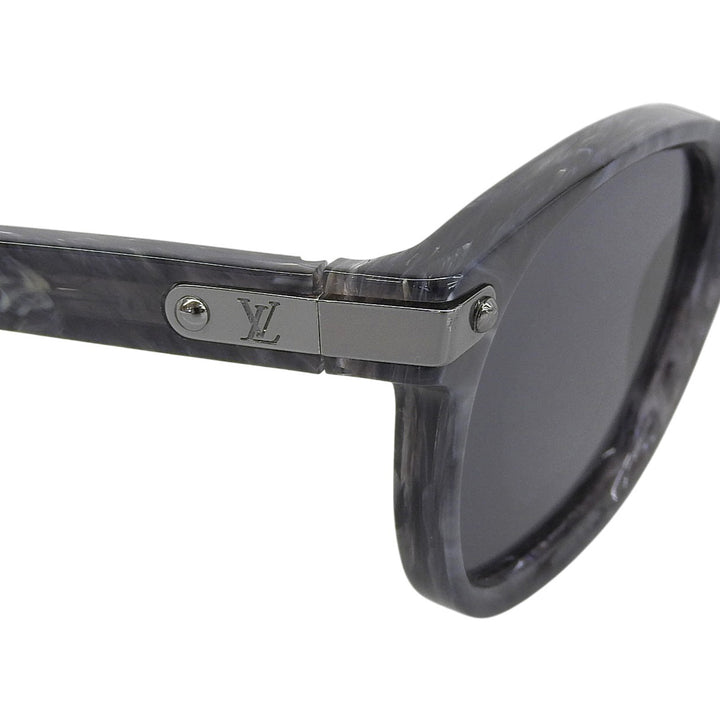 Very Good LOUIS VUITTON sunglasses LV Signature Square Round mens Z2022U