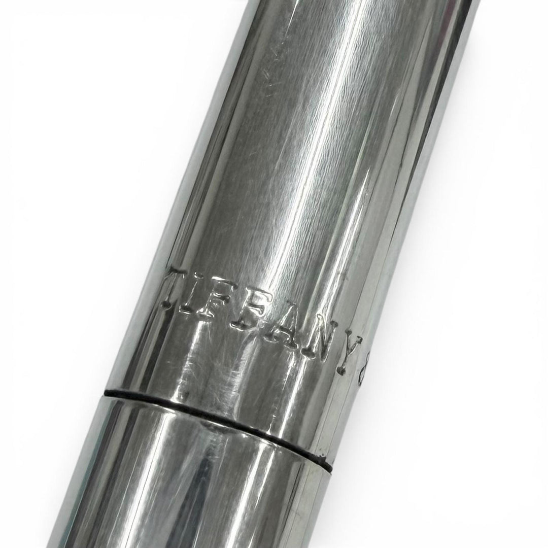 Great TIFFANY&Co. Ballpoint pen Pen stand Silver 925 mens