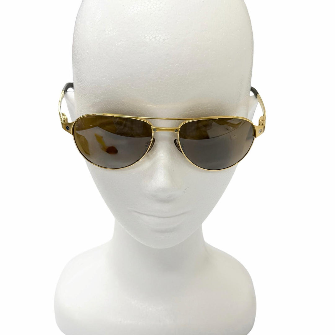 Very Good Cartier sunglasses Santos Dumont 130 Double-bridge teardrop