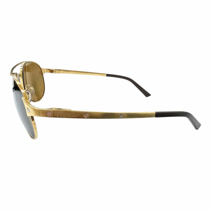 Very Good Cartier sunglasses Santos Dumont 130 Double-bridge teardrop