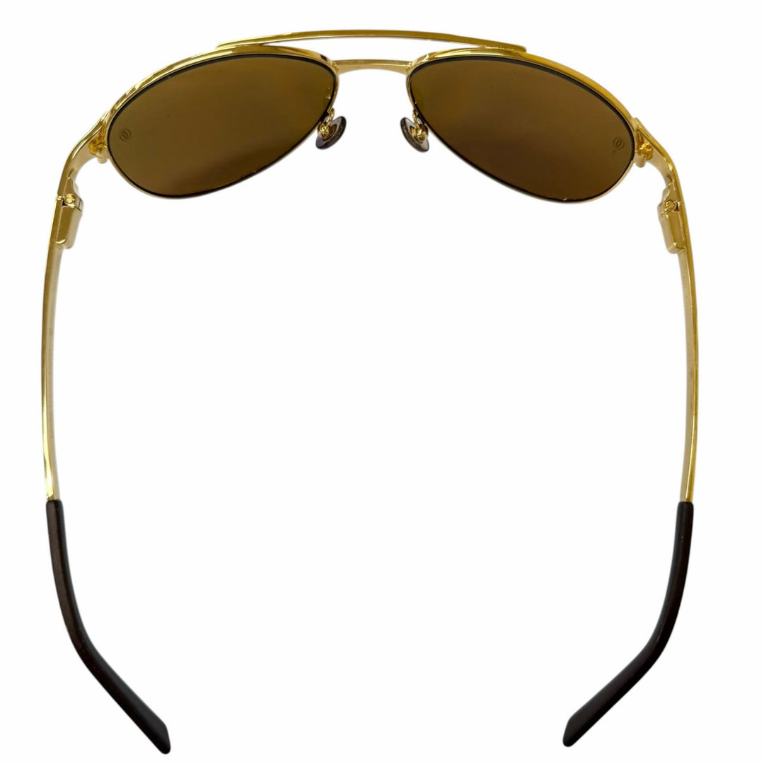 Very Good Cartier sunglasses Santos Dumont 130 Double-bridge teardrop