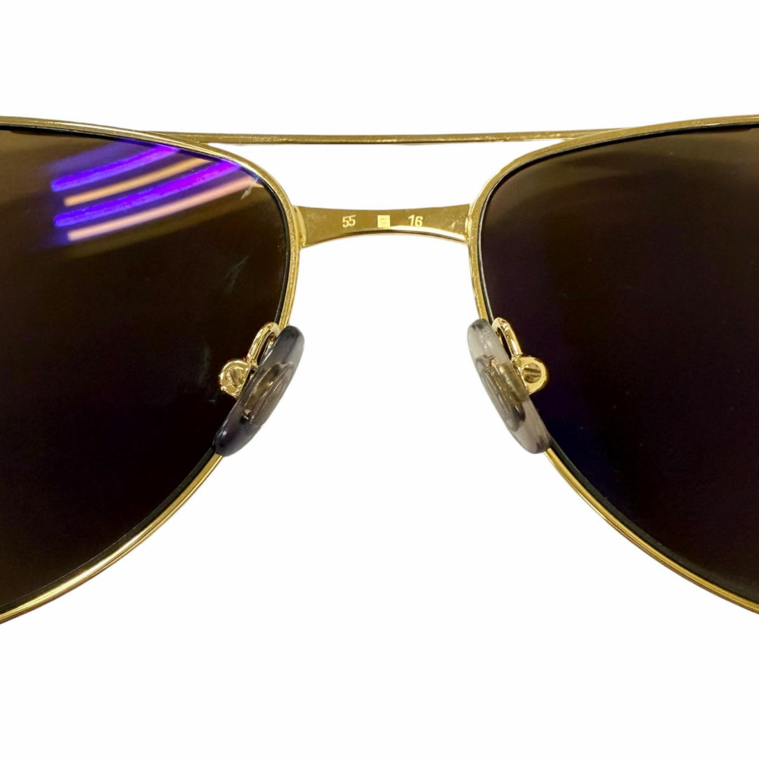 Very Good Cartier sunglasses Santos Dumont 130 Double-bridge teardrop