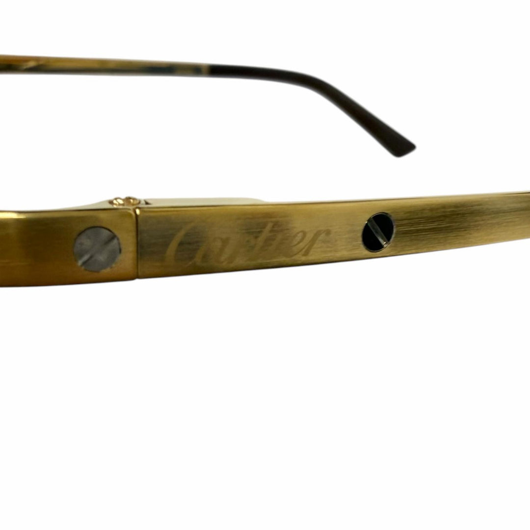 Very Good Cartier sunglasses Santos Dumont 130 Double-bridge teardrop
