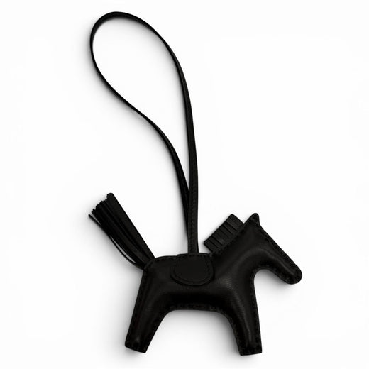Pristine HERMES Bag charm Rodeo Charm PM So Black Anyo Miro mens