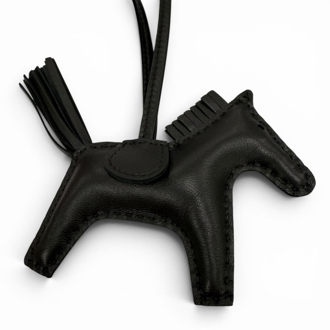 Pristine HERMES Bag charm Rodeo Charm PM So Black Anyo Miro mens