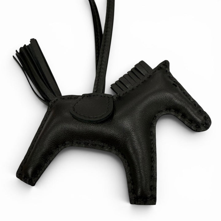 Pristine HERMES Bag charm Rodeo Charm PM So Black Anyo Miro mens