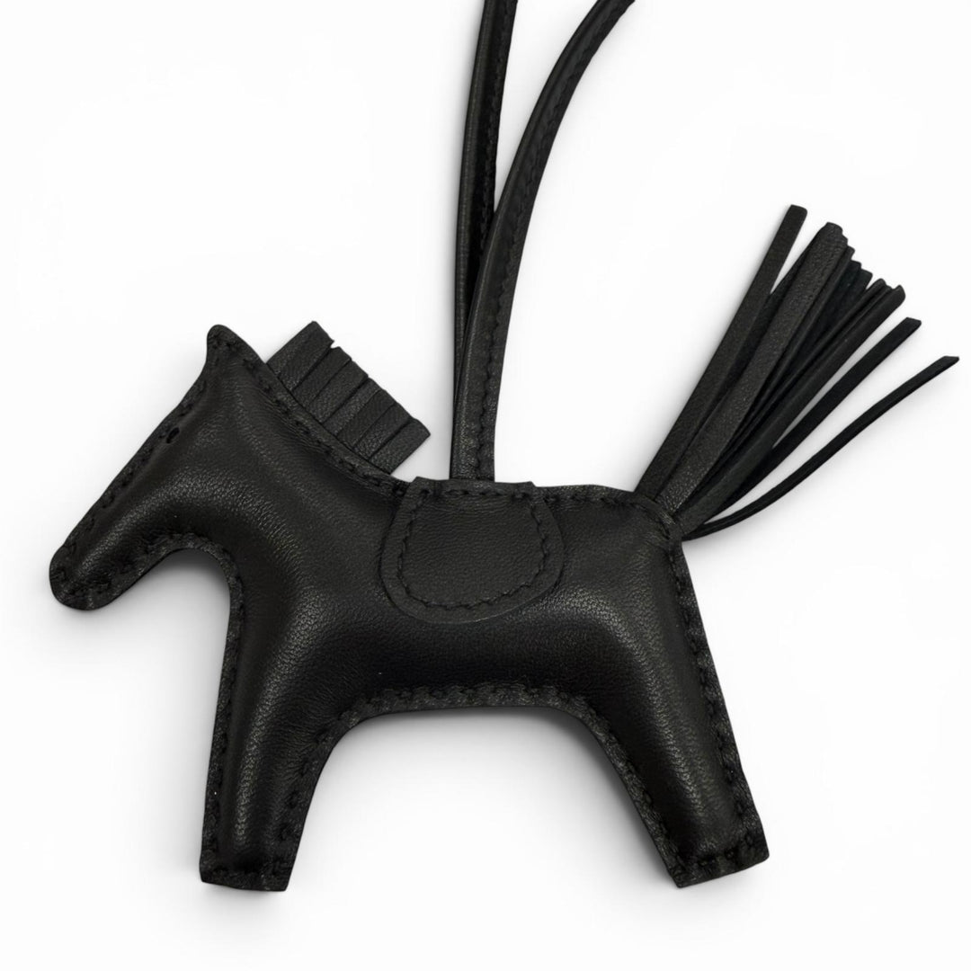 Pristine HERMES Bag charm Rodeo Charm PM So Black Anyo Miro mens