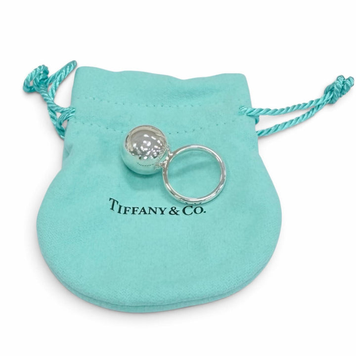 Great TIFFANY&Co. Ring ring ball ring Accessories Silver AG925 Women