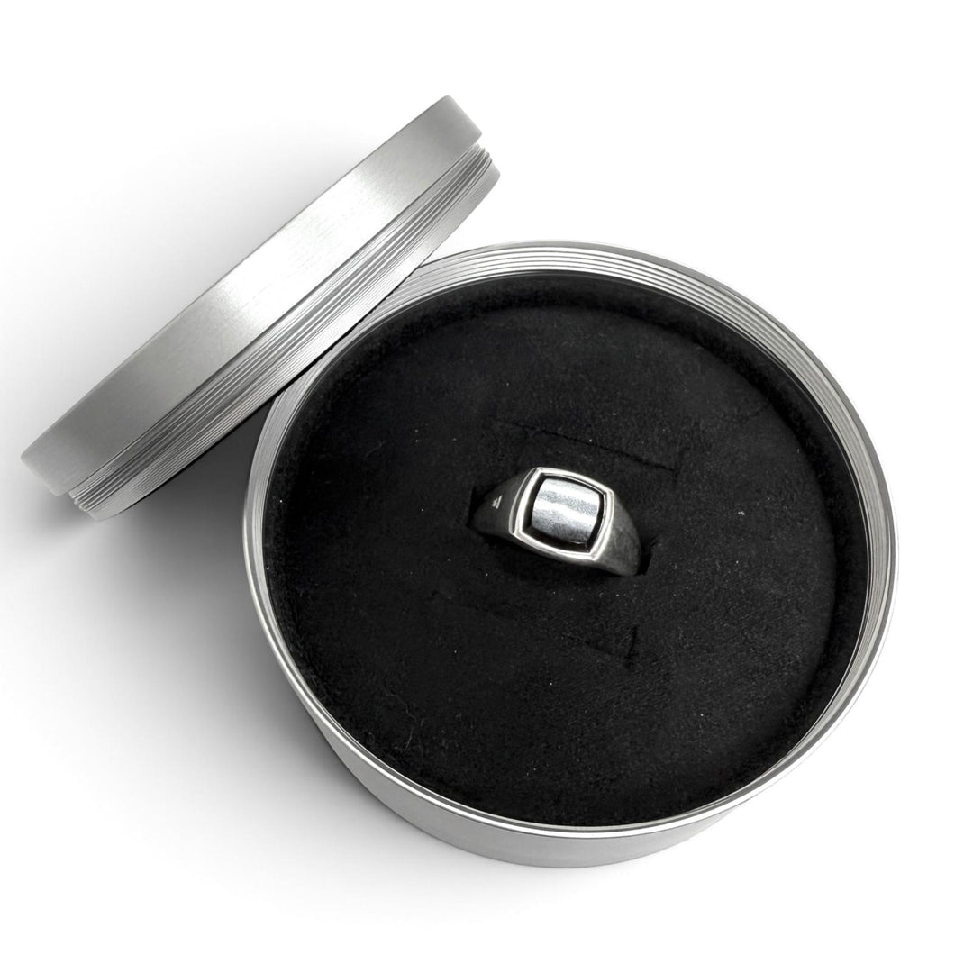 Excellent TOM WOOD Ring ring Kay Ring Polished Onyx Silver SV925 mens