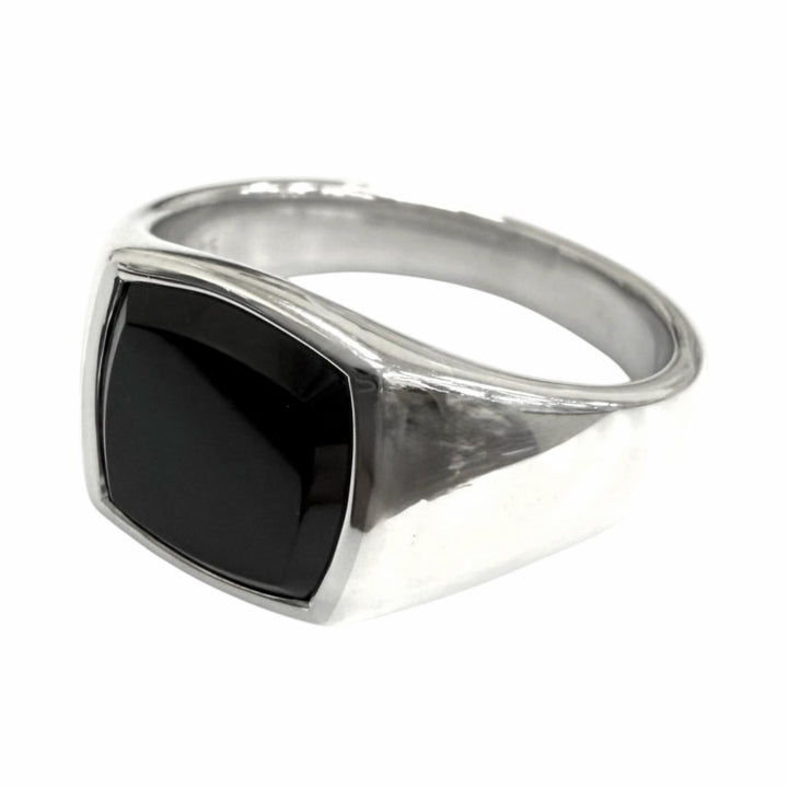 Excellent TOM WOOD Ring ring Kay Ring Polished Onyx Silver SV925 mens
