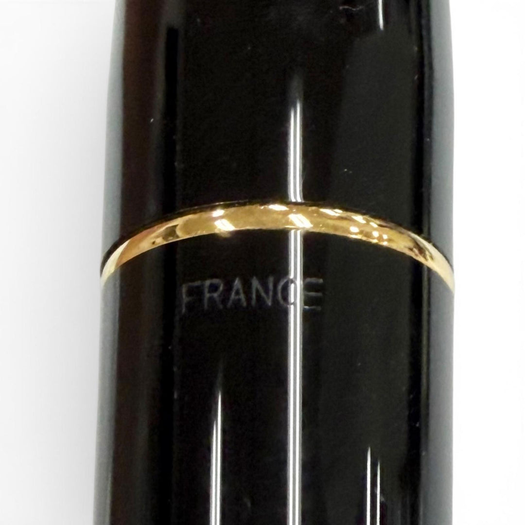 Excellent PARKER fountain pen Duofold Classic Centennial Black GT 18K mens