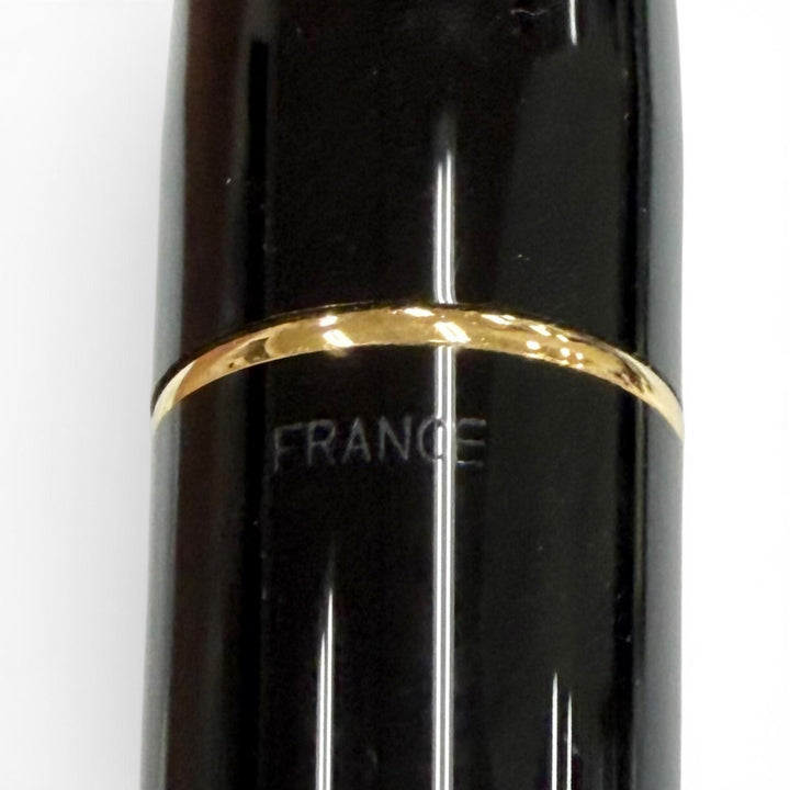 Excellent PARKER fountain pen Duofold Classic Centennial Black GT 18K mens