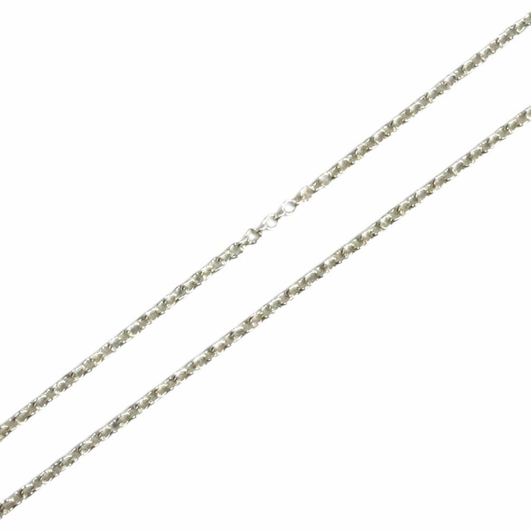 Great TIFFANY&Co. Necklace Pink Double Heart Tag Pendant Mini Silver AG925 Women