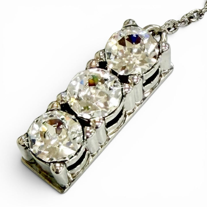 Great MIUMIU Pierce Piercing with crystal charm Rhinestone earrings 5JO661