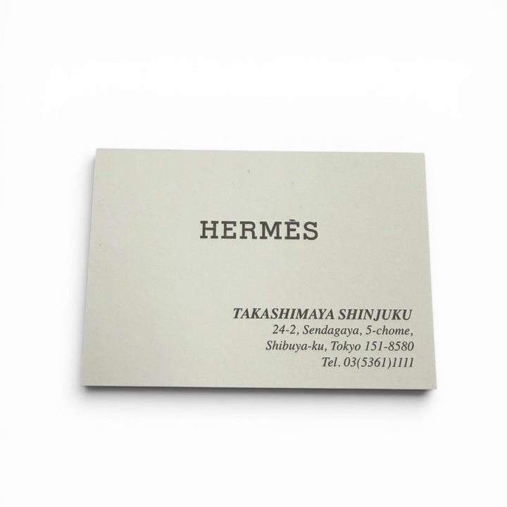 Excellent HERMES bracelet Croisier Double Tour black leather mens