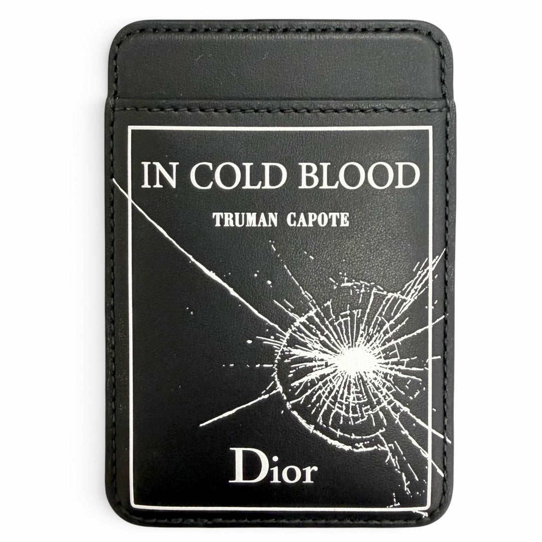 Excellent DIOR Card Case 2026 Summer Men's Collection In Cold Blood Bifold