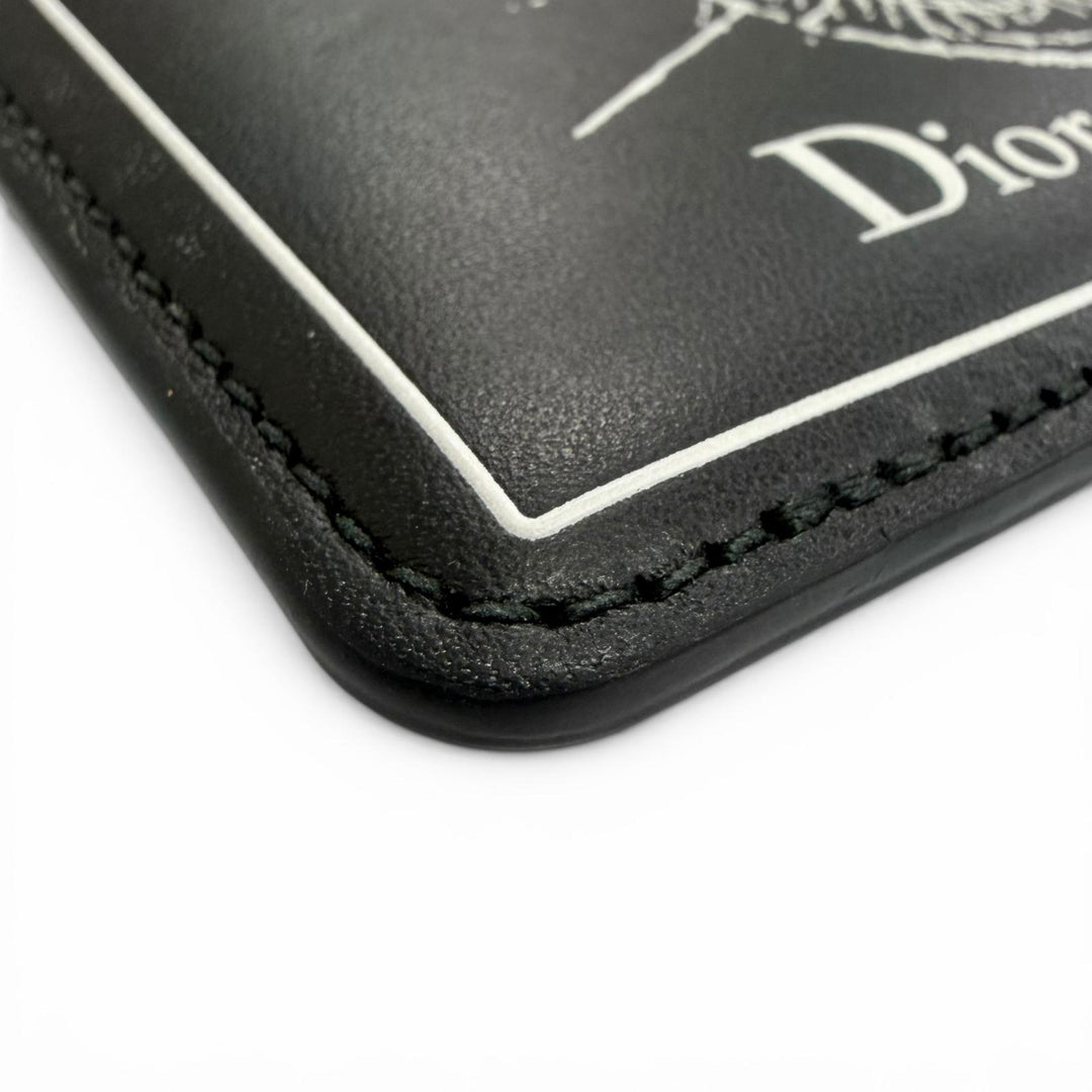 Excellent DIOR Card Case 2026 Summer Men's Collection In Cold Blood Bifold