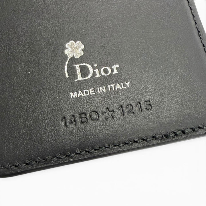 Excellent DIOR Card Case 2026 Summer Men's Collection In Cold Blood Bifold