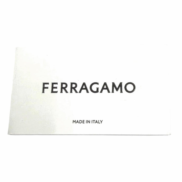 Pristine FERRAGAMO Purse Double Gancini Leather Long Wallet leather 22D 779