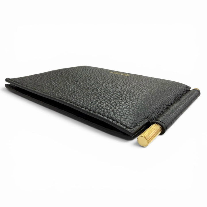 Excellent TOM FORD Bifold Wallet SOFT GRAIN LEATHER T LINE MONEY CLIP WALLET