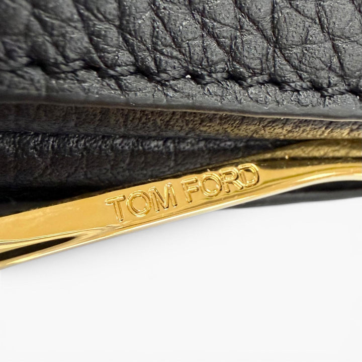 Excellent TOM FORD Bifold Wallet SOFT GRAIN LEATHER T LINE MONEY CLIP WALLET