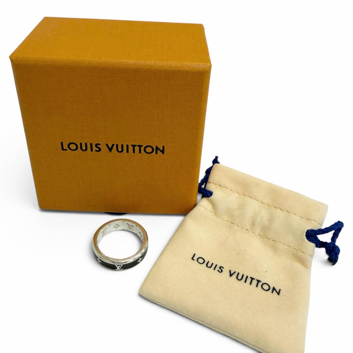 Great LOUIS VUITTON Ring/LV Spikes Current product black AG925
