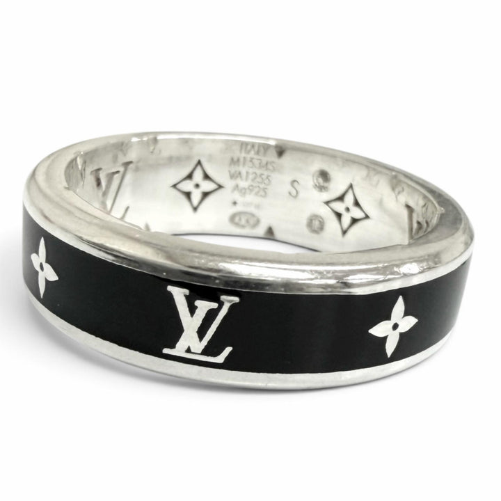 Great LOUIS VUITTON Ring/LV Spikes Current product black AG925